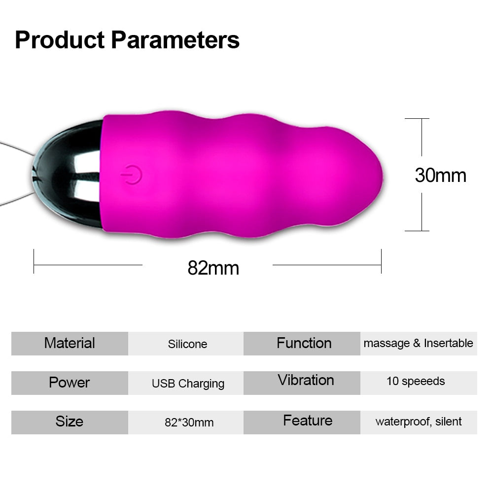 10 Speed Vibrator Sex toy with Wireless Remote Control